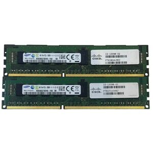 Samsung 8GB 2x4GB PC3L-12800R DDR3 1600MHz ECC Server RAM Cisco UCS-MR-1X041RY-A